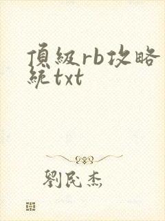 顶级rb攻略系统txt
