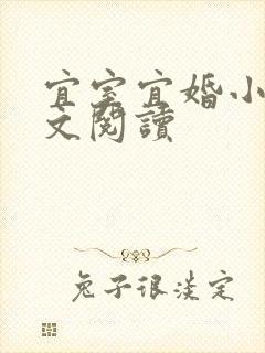 宜室宜婚小说全文阅读