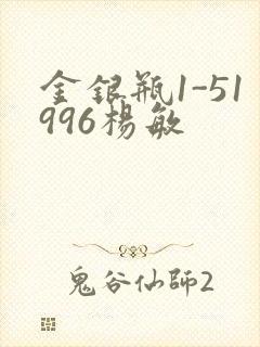 金银瓶1-51996杨敏封面