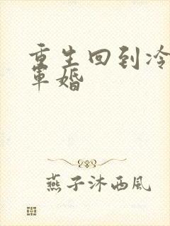 重生回到冷战前军婚