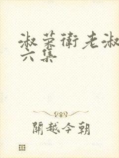 淑荣卫老淑荣第六集封面