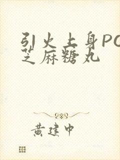 引火上身POP芝麻糖丸