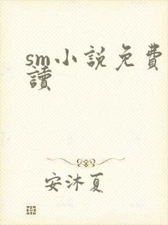 sm小说免费阅读