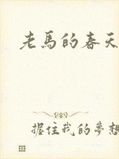 老马的春天敏静