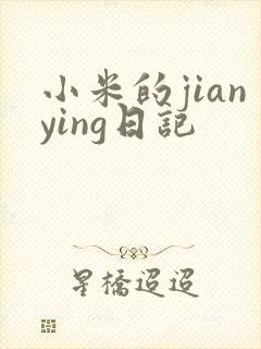 小米的jianying日记封面