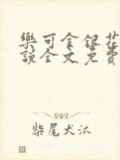 乐可金银花露小说全文免费阅读