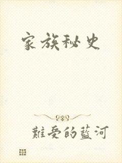 家族秘史封面