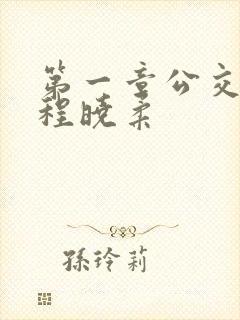 第一章公交激战程晓柔