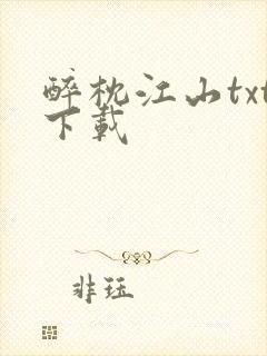 醉枕江山txt下载