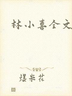 林小喜全文阅读