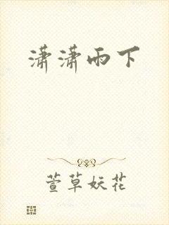 潇潇雨下封面
