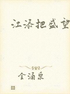 江添把盛望顶哭封面