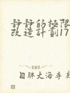 静静的极限自我改造计划17