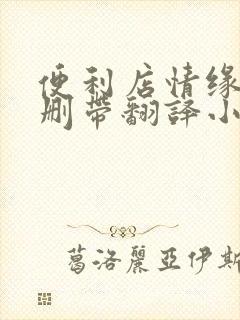 便利店情缘未增删带翻译小说封面