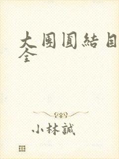 大团圆结目录大全