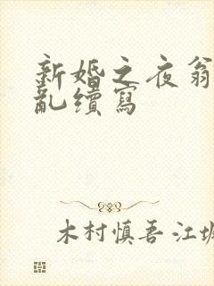 新婚之夜翁莹情乱续写封面