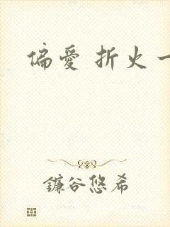 偏爱 折火一夏封面