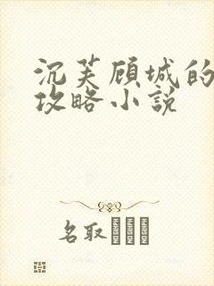 沉芙顾城的优质攻略小说