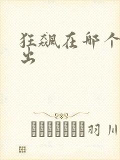 狂飙在哪个台播出