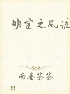 明宦之风流无边封面