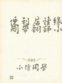 便利店情缘未增删带翻译小说封面