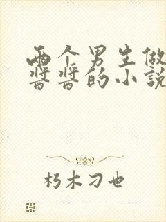 两个男生做酿酿酱酱的小说