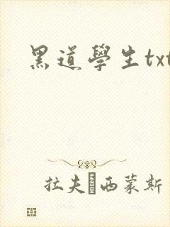 黑道学生txt