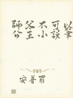 师父不可以灵犀公主小说笔趣封面