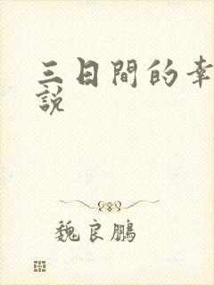 三日间的幸福小说