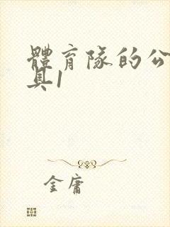 体育队的公用玩具1