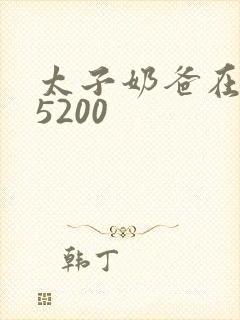 太子奶爸在花都5200