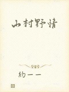 山村野情封面