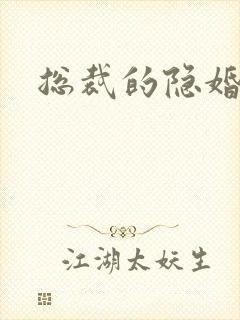 总裁的隐婚新娘