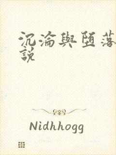 沉沦与堕落的小说