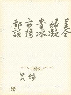 都市贵妇美腿小说杨冰凝全文阅读