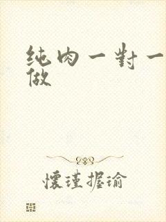 纯肉一对一到处做