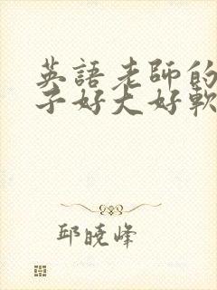 英语老师的小兔子好大好软水