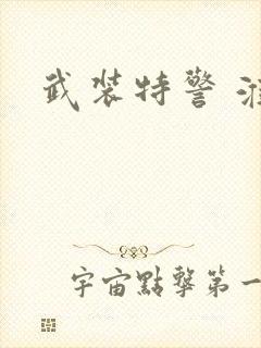 武装特警 淮上封面