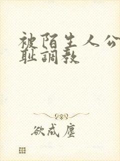 被陌生人公开羞耻调教封面