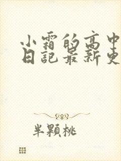 小霜的高中成长日记最新更新