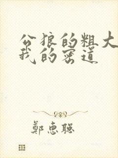 公狼的粗大挺进我的密道