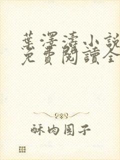 叶泽涛小说全文免费阅读全文