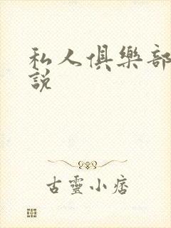 私人俱乐部 小说