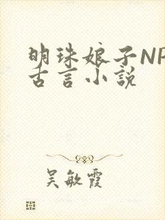 明珠娘子NPC古言小说