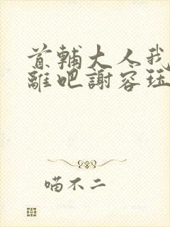 首辅大人我们和离吧谢容珏