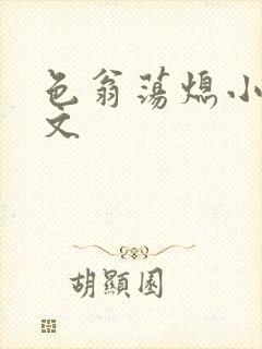 色翁荡熄小说全文