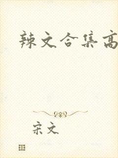 辣文合集高h封面
