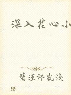 深入花心小说封面