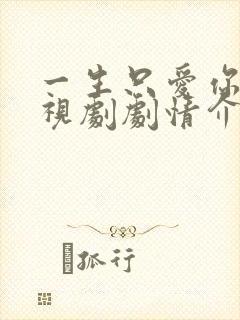 一生只爱你 电视剧剧情介绍