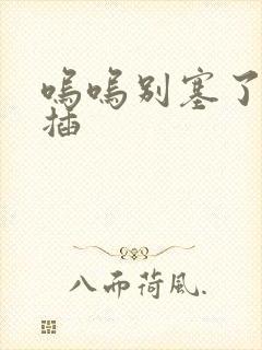 呜呜别塞了啊抽插